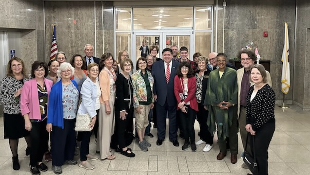 Group Photo with Gov. Pritzker