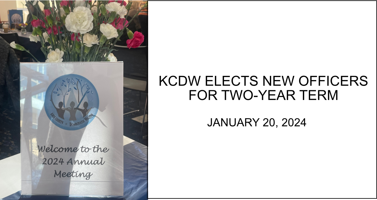 KCDW Election of Officers