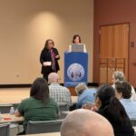 Chair Carolyn Bird Salazar and Dr. Rosemary Feurer