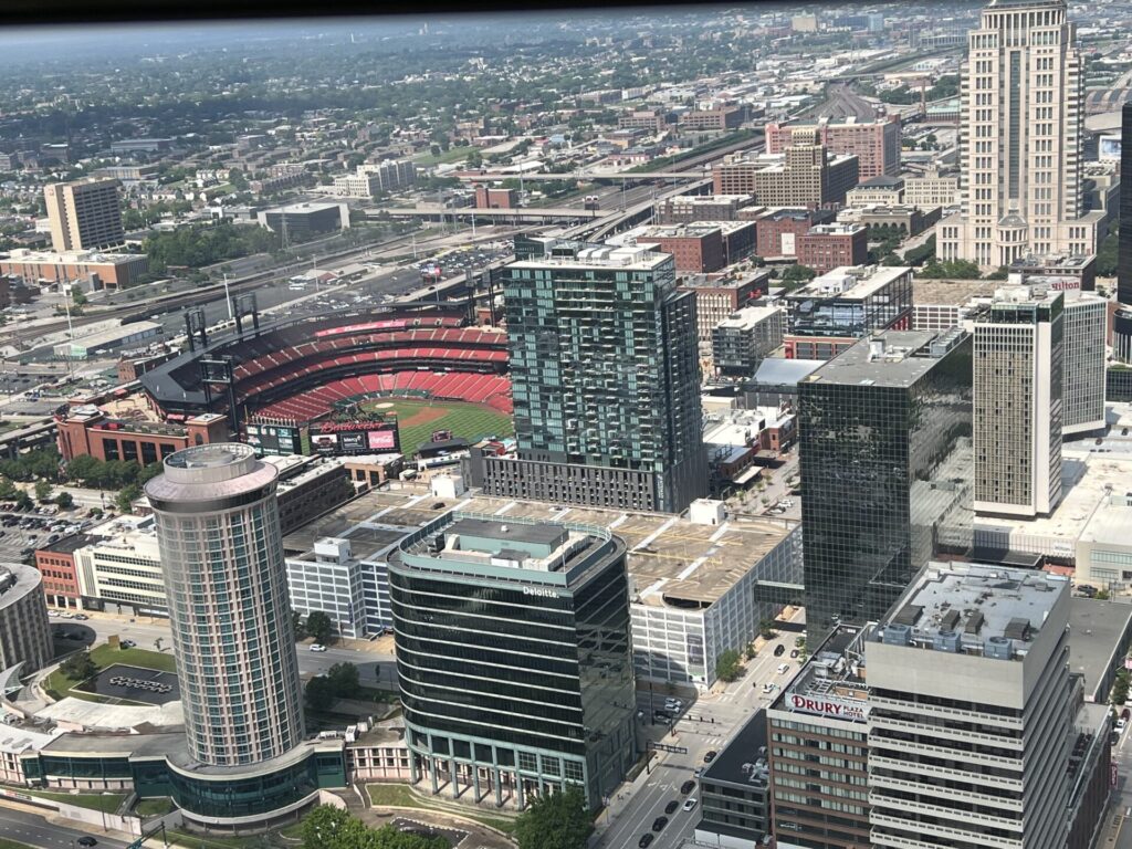 Aerial view of St. Louis
