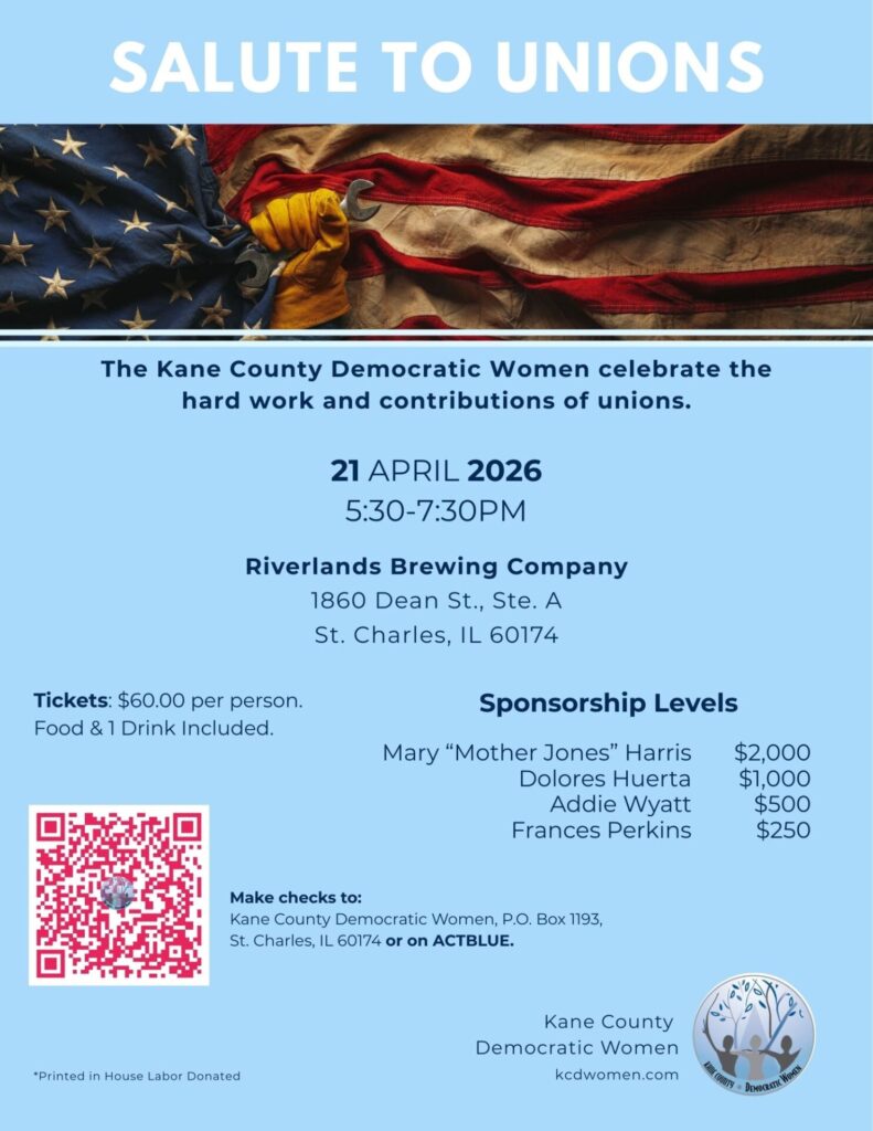 Salute to Unions Flyer