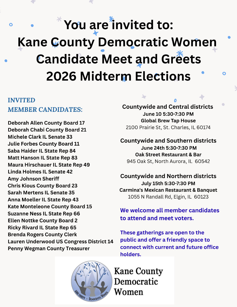 KCDW 2026 Candidate Meet and Greets